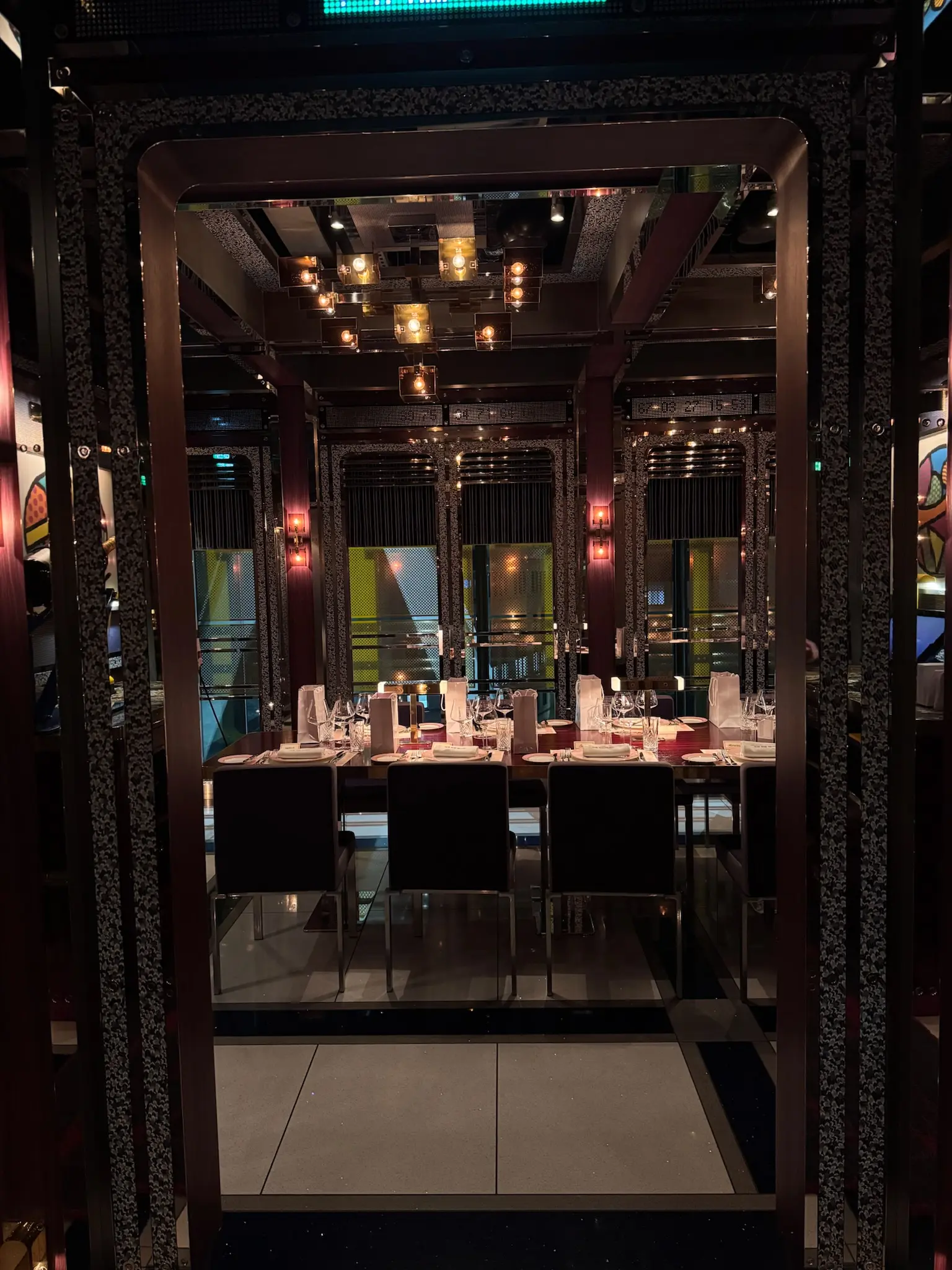 Private dining space
